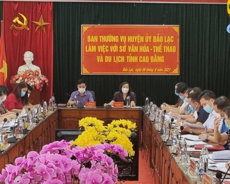Chương trình công tác của Sở Văn hóa, Thể thao và du lịch tỉnh Cao Bằng với Ban Thường vụ Huyện ủy Bảo Lạc