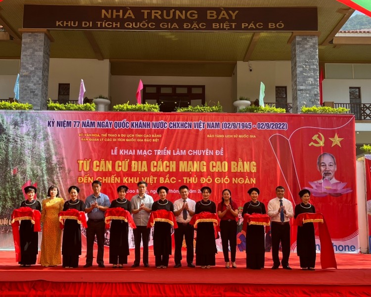 Lễ Khai mạc triển lãm chuyên đề “Từ căn cứ địa cách mạng Cao Bằng đến chiến khu Việt Bắc – Thủ đô gió ngàn”