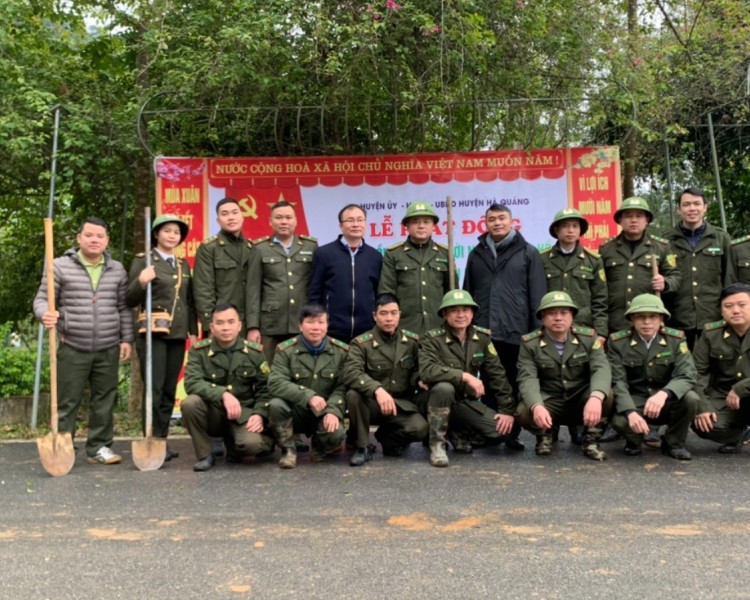 Huyện Hà Quảng tổ chức Lễ phát động ra quân “Tết trồng cây đời đời nhớ ơn Bác Hồ” xuân Giáp Thìn năm 2024
