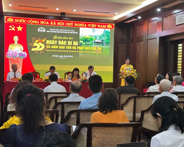 Hội thảo khoa học “55 năm ngày Bác đi xa - 55 năm bảo tồn và phát huy giá trị Khu Di tích Chủ tịch Hồ Chí Minh tại Phủ Chủ tịch (1969 - 2024)”